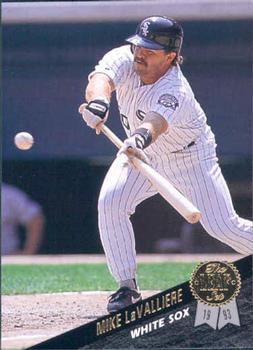 #510 Mike LaValliere - Chicago White Sox - 1993 Leaf Baseball