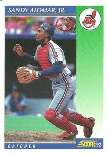 #510 Sandy Alomar Jr. - Cleveland Indians - 1992 Score Baseball