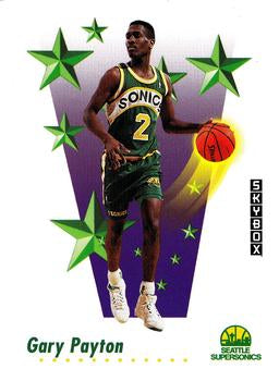 #510 Gary Payton - Seattle SuperSonics - 1991-92 SkyBox Basketball