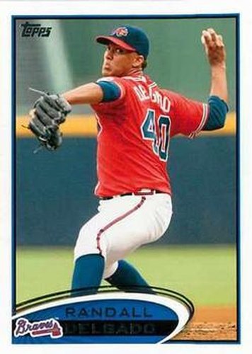 #510 Randall Delgado - Atlanta Braves - 2012 Topps Baseball