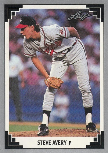 #510 Steve Avery - Atlanta Braves - 1991 Leaf Baseball