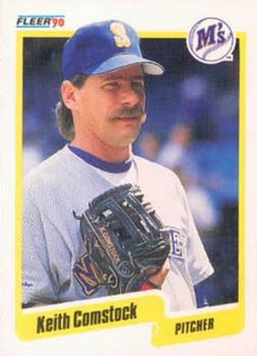 #510 Keith Comstock - Seattle Mariners - 1990 Fleer USA Baseball
