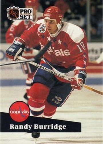 #510 Randy Burridge - 1991-92 Pro Set Hockey