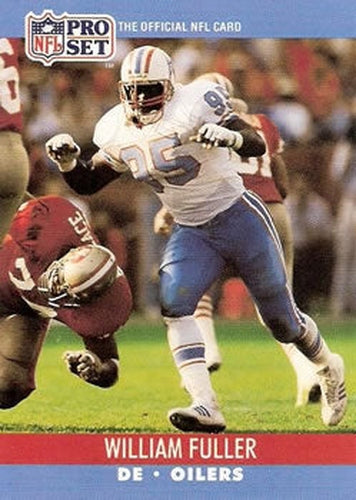 #510 William Fuller - Houston Oilers - 1990 Pro Set Football