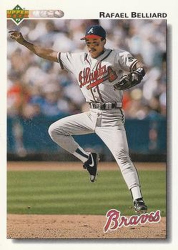 #510 Rafael Belliard - Atlanta Braves - 1992 Upper Deck Baseball