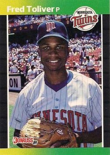 #510 Fred Toliver - Minnesota Twins - 1989 Donruss Baseball