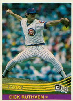 #510 Dick Ruthven - Chicago Cubs - 1984 Donruss Baseball