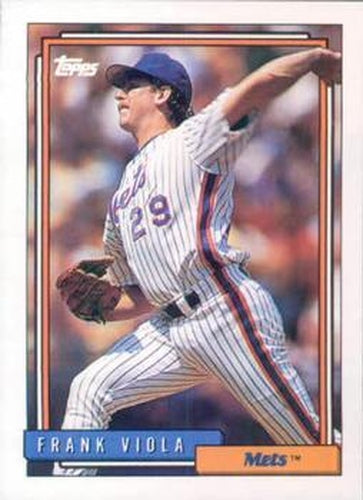 #510 Frank Viola - New York Mets - 1992 Topps Baseball