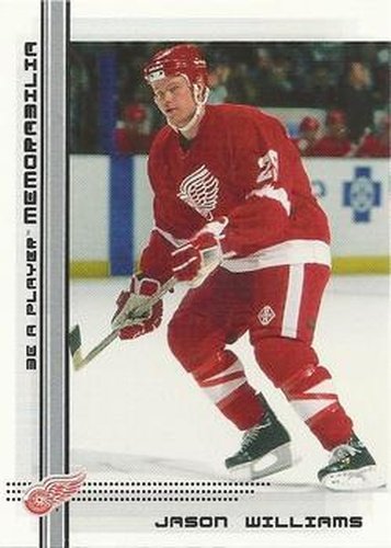#510 Jason Williams - Detroit Red Wings - 2000-01 Be a Player Memorabilia Hockey