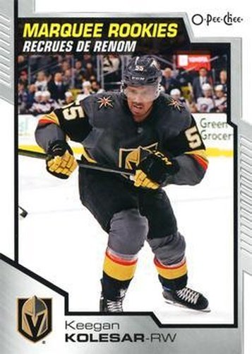 #510 Keegan Kolesar - Vegas Golden Knights - 2020-21 O-Pee-Chee Hockey