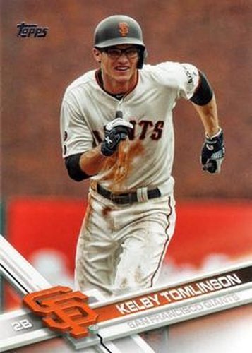 #510 Kelby Tomlinson - San Francisco Giants - 2017 Topps Baseball