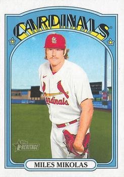 #510 Miles Mikolas - St. Louis Cardinals - 2021 Topps Heritage Baseball