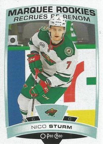 #510 Nico Sturm - Minnesota Wild - 2019-20 O-Pee-Chee Hockey