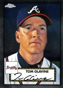 #510 Tom Glavine - Atlanta Braves - 2021 Topps Chrome Platinum Anniversary Baseball