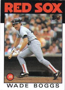 #510 Wade Boggs - Boston Red Sox - 1986 Topps Baseball