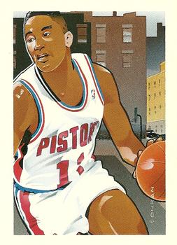 #510 Isiah Thomas - Detroit Pistons - 1991-92 Hoops Basketball