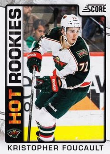 #510 Kristopher Foucault - Minnesota Wild - 2012-13 Score Hockey