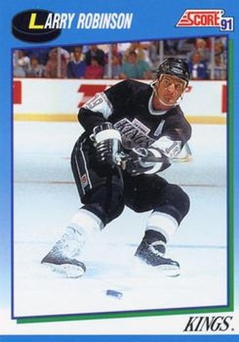 #511 Larry Robinson - Los Angeles Kings - 1991-92 Score Canadian Hockey