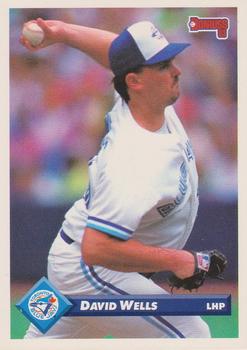 #511 David Wells - Toronto Blue Jays - 1993 Donruss Baseball
