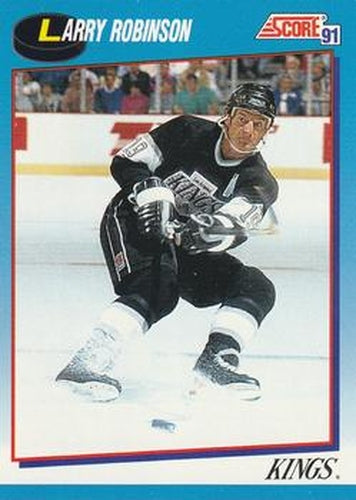 #511 Larry Robinson - Los Angeles Kings - 1991-92 Score Canadian Bilingual Hockey