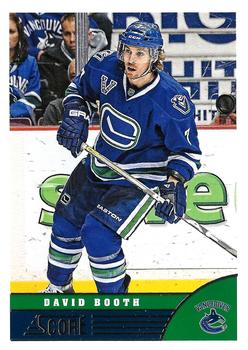 #511 David Booth - Vancouver Canucks - 2013-14 Score Hockey