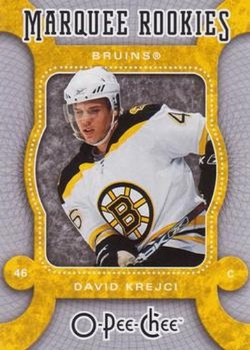 #511 David Krejci - Boston Bruins - 2007-08 O-Pee-Chee Hockey