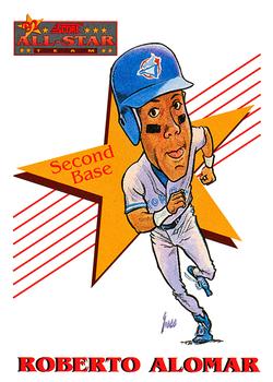 #511 Roberto Alomar - Toronto Blue Jays - 1993 Score Baseball