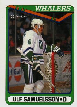 #511 Ulf Samuelsson - Hartford Whalers - 1990-91 O-Pee-Chee Hockey