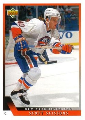 #511 Scott Scissons - New York Islanders - 1993-94 Upper Deck Hockey