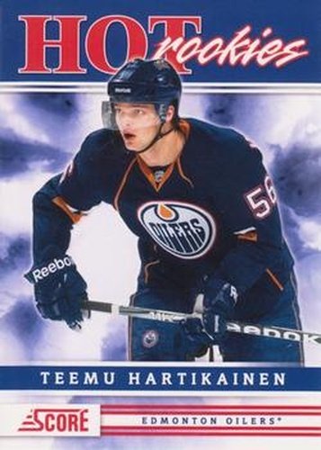 #511 Teemu Hartikainen - Edmonton Oilers - 2011-12 Score Hockey