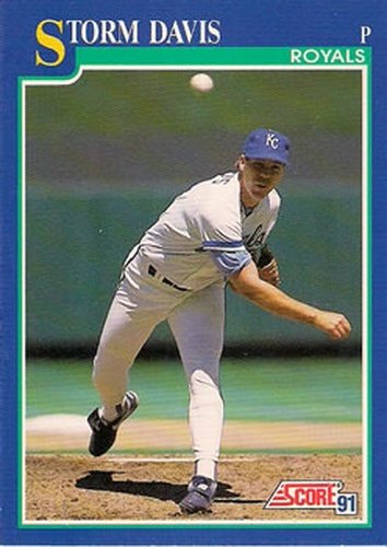 #511 Storm Davis - Kansas City Royals - 1991 Score Baseball