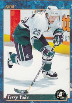 #511 Terry Yake - Anaheim Mighty Ducks - 1993-94 Score Canadian Hockey