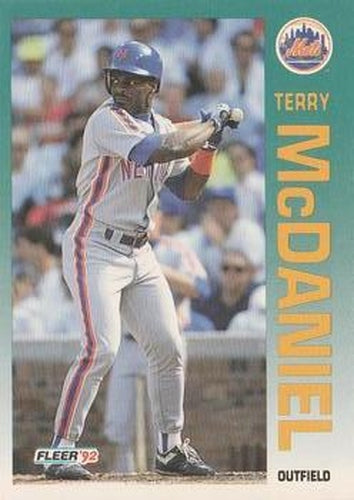 #511 Terry McDaniel - New York Mets - 1992 Fleer Baseball
