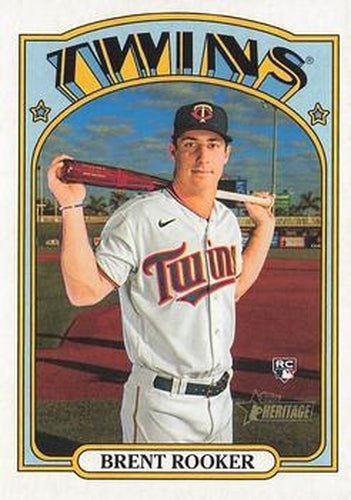#511 Brent Rooker - Minnesota Twins - 2021 Topps Heritage Baseball