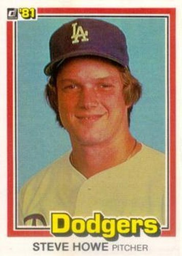 #511 Steve Howe - Los Angeles Dodgers - 1981 Donruss Baseball