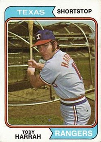 #511 Toby Harrah - Texas Rangers - 1974 Topps Baseball
