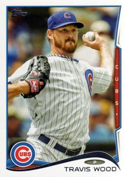 #511 Travis Wood - Chicago Cubs - 2014 Topps Baseball