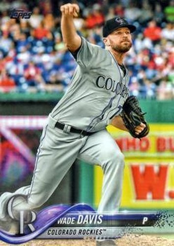 #511 Wade Davis - Colorado Rockies - 2018 Topps Baseball