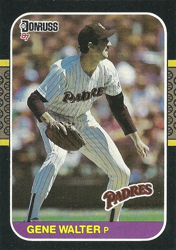 #511 Gene Walter - San Diego Padres - 1987 Donruss Baseball