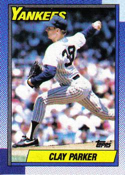 #511 Clay Parker - New York Yankees - 1990 Topps Baseball