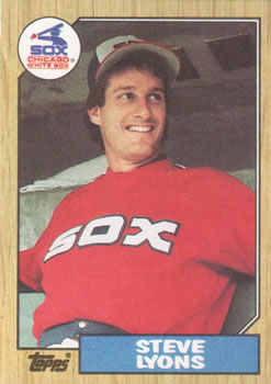 #511 Steve Lyons - Chicago White Sox - 1987 Topps Baseball