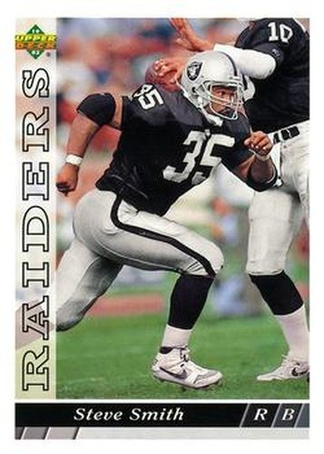 #511 Steve Smith - Los Angeles Raiders - 1993 Upper Deck Football