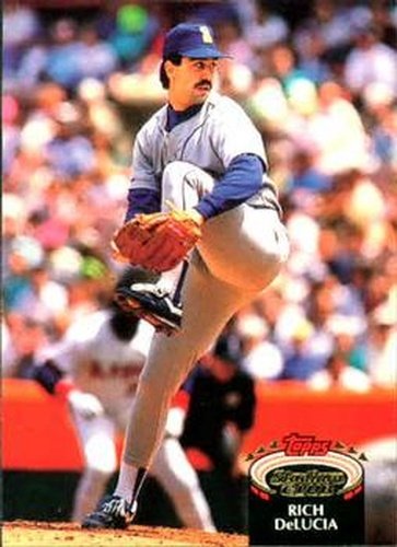 #511 Rich DeLucia - Seattle Mariners - 1992 Stadium Club Baseball
