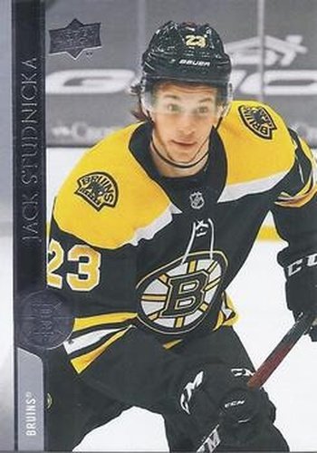 #511 Jack Studnicka - Boston Bruins - 2020-21 Upper Deck Hockey