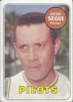 #511b Diego Segui - Seattle Pilots - 1969 Topps Baseball