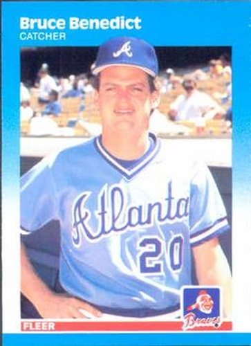 #512 Bruce Benedict - Atlanta Braves - 1987 Fleer Baseball