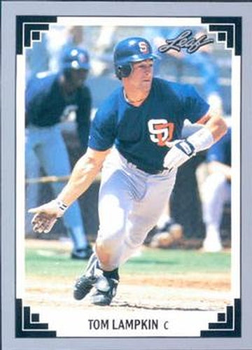 #512 Tom Lampkin - San Diego Padres - 1991 Leaf Baseball