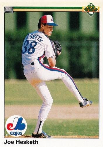 #512 Joe Hesketh - Montreal Expos - 1990 Upper Deck Baseball