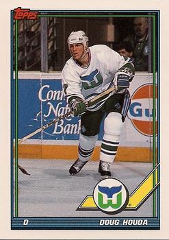#512 Doug Houda - Hartford Whalers - 1991-92 Topps Hockey