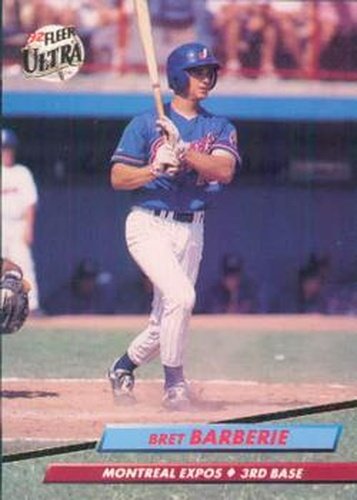 #512 Bret Barberie - Montreal Expos - 1992 Ultra Baseball